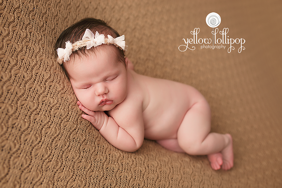 baby girl sleeping, newborn posing, flemington nj newborn photographer 