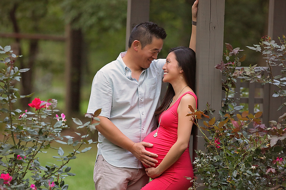 somerset county maternity photo session parents