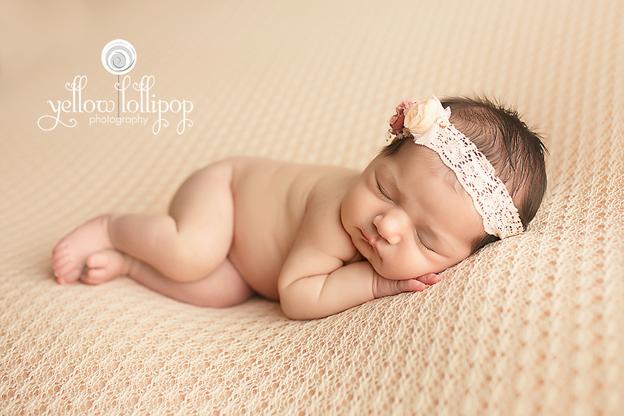 union county nj newborn photos of a baby girl 