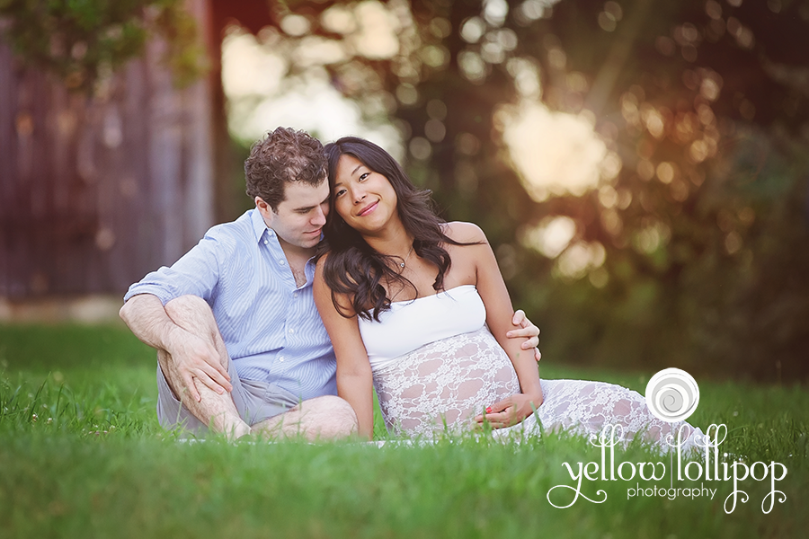 pregnancy photos white gown with dad maternity photographer sussex county nj