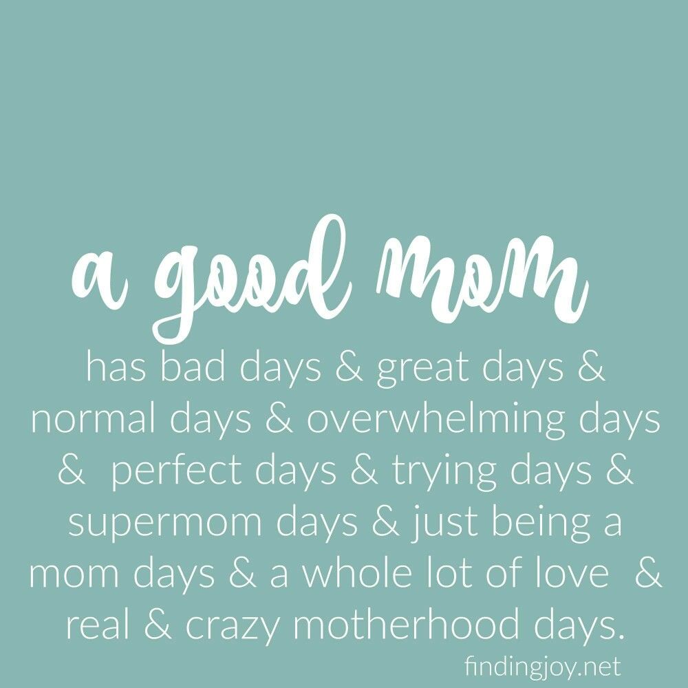 description about being a mom