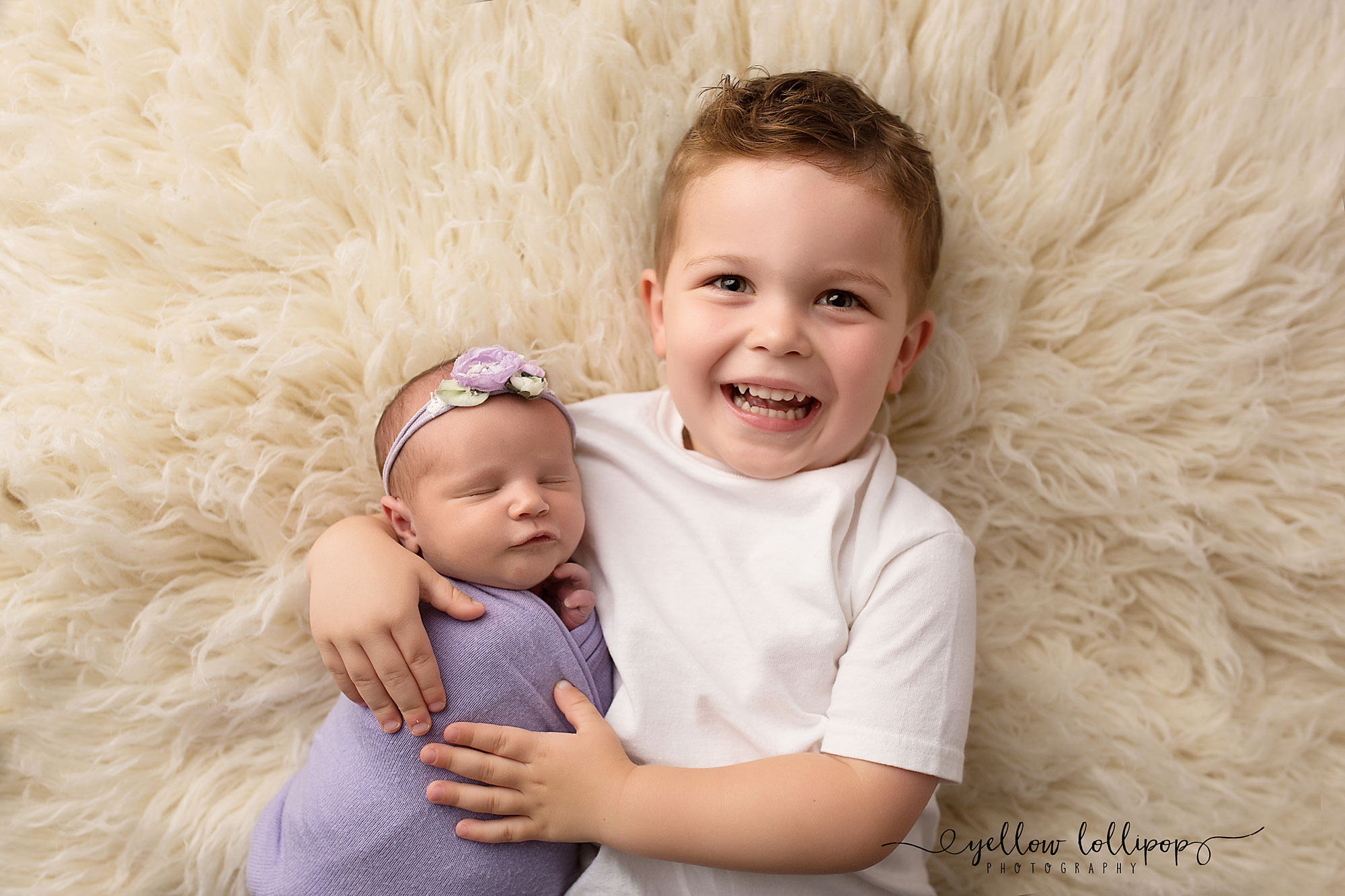 branchburg baby with siblings photos