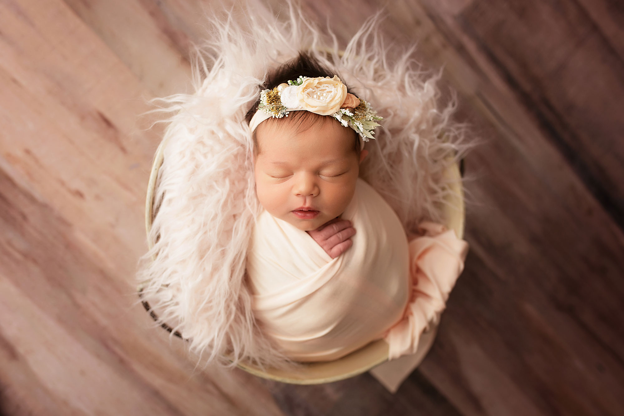 newborn baby photo session in somerset county