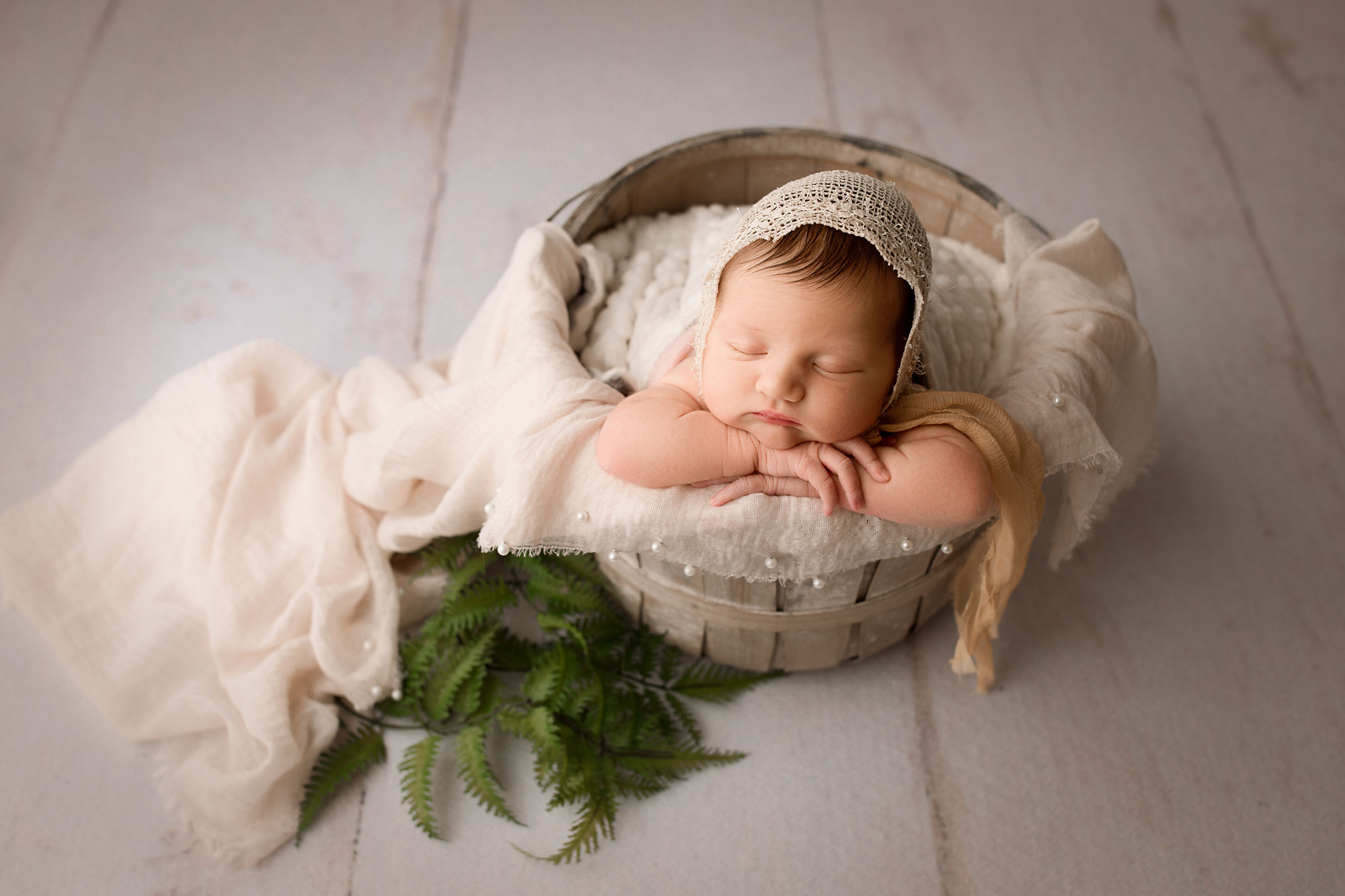 flemington nj newborn photography baby in a bucket