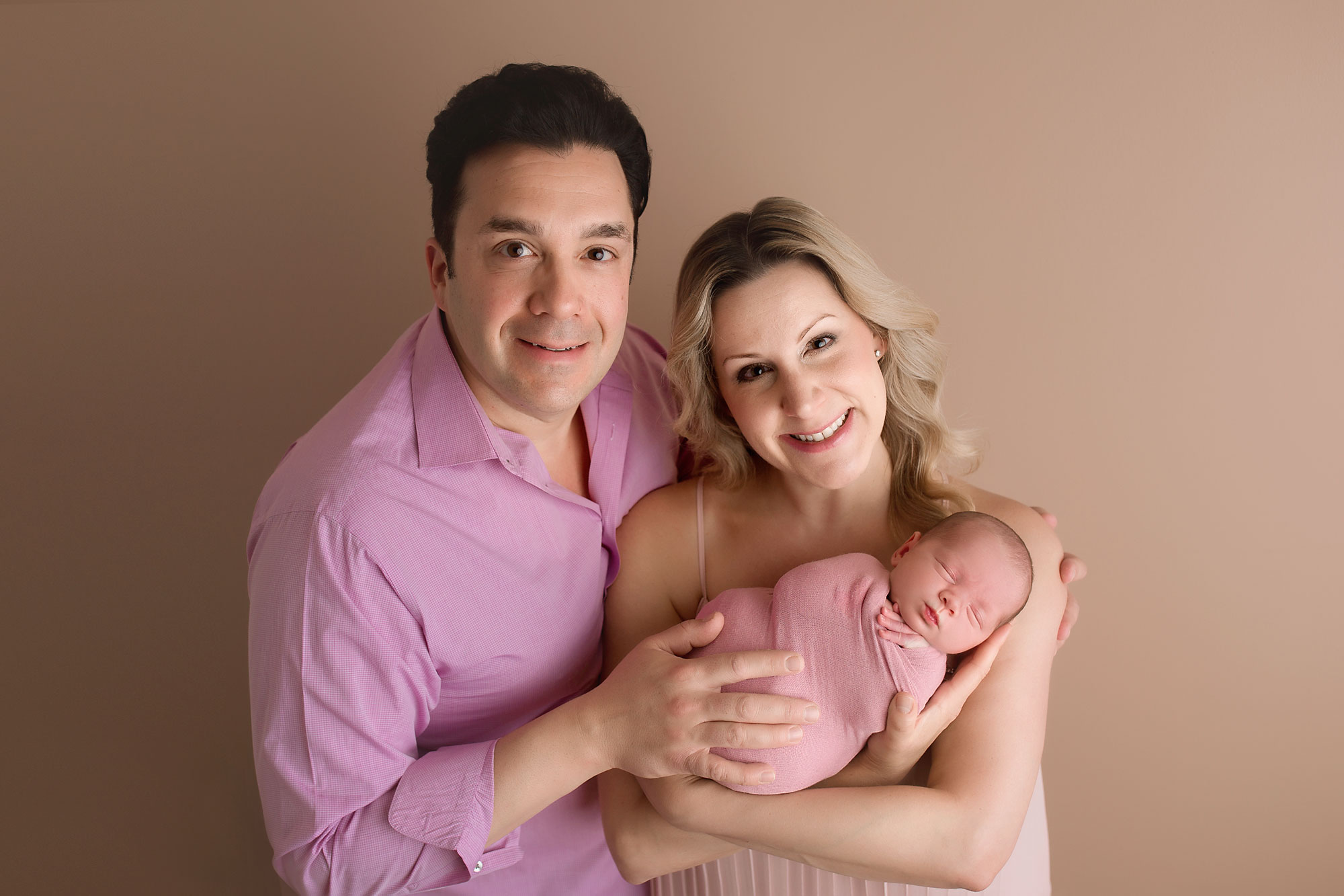 Newborn Photography Hillsborough NJ parents with a newborn baby