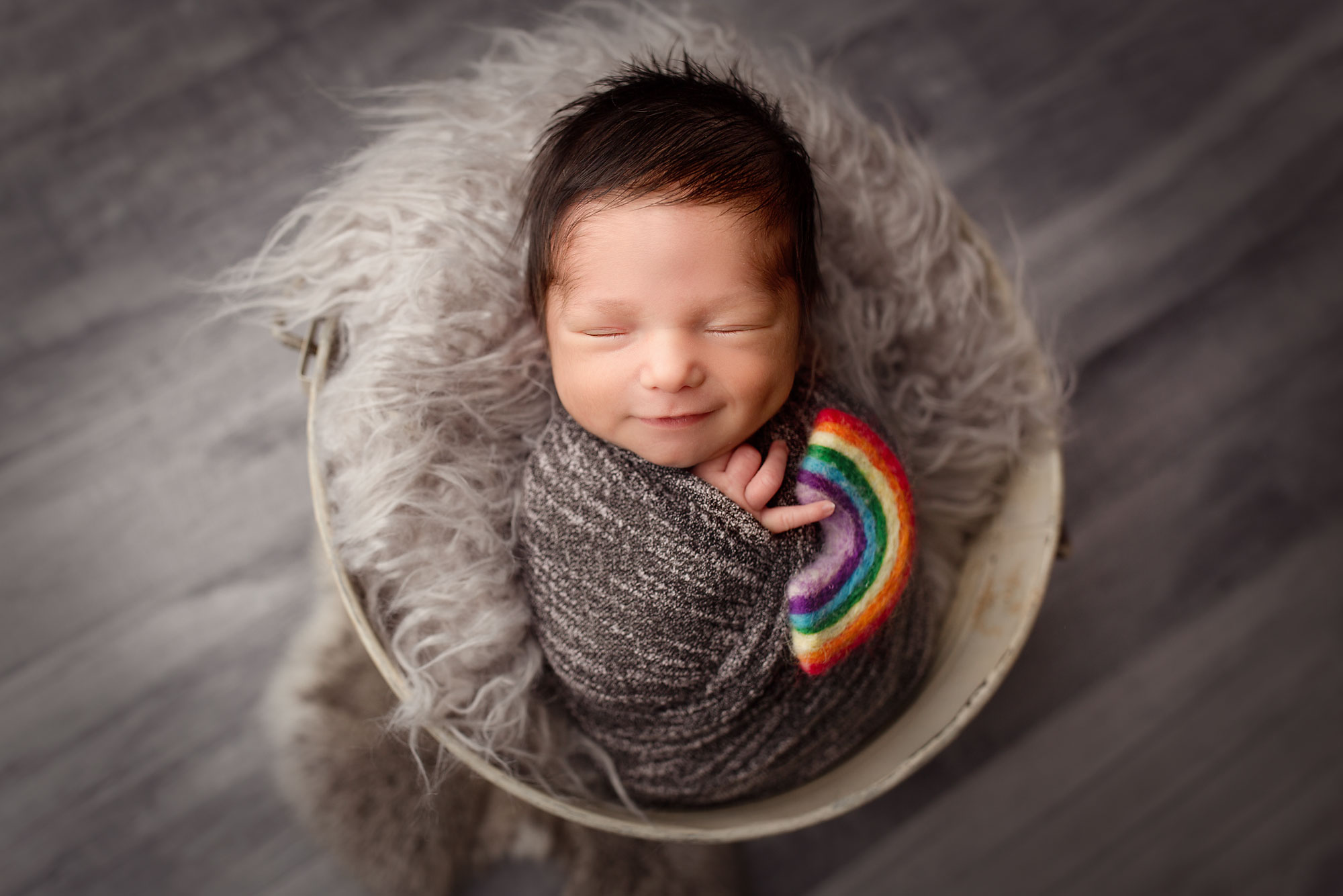 union county nj Rainbow baby photo session 