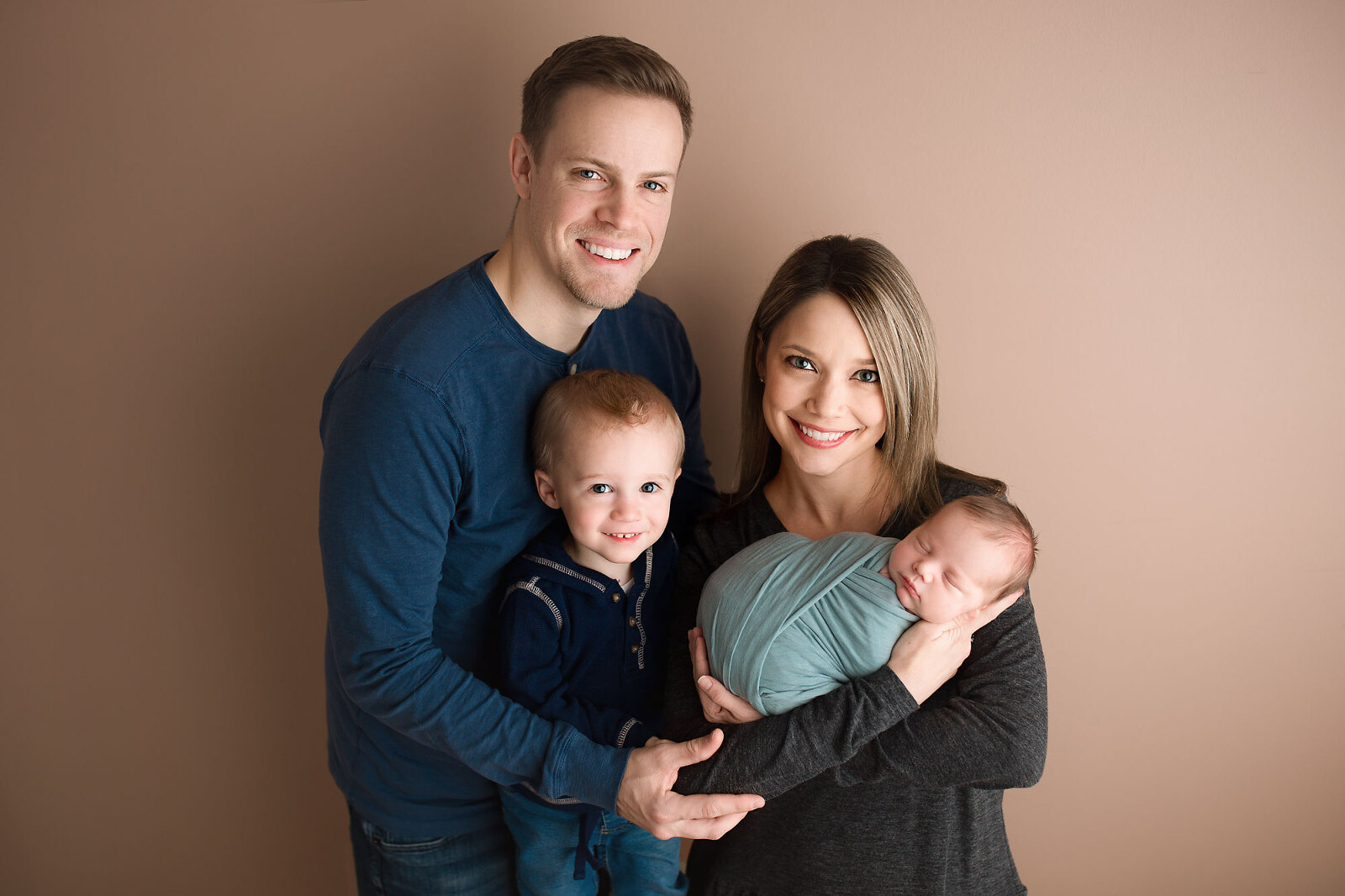 Phillies Fan Newborn Portrait - Marlton NJ Studio