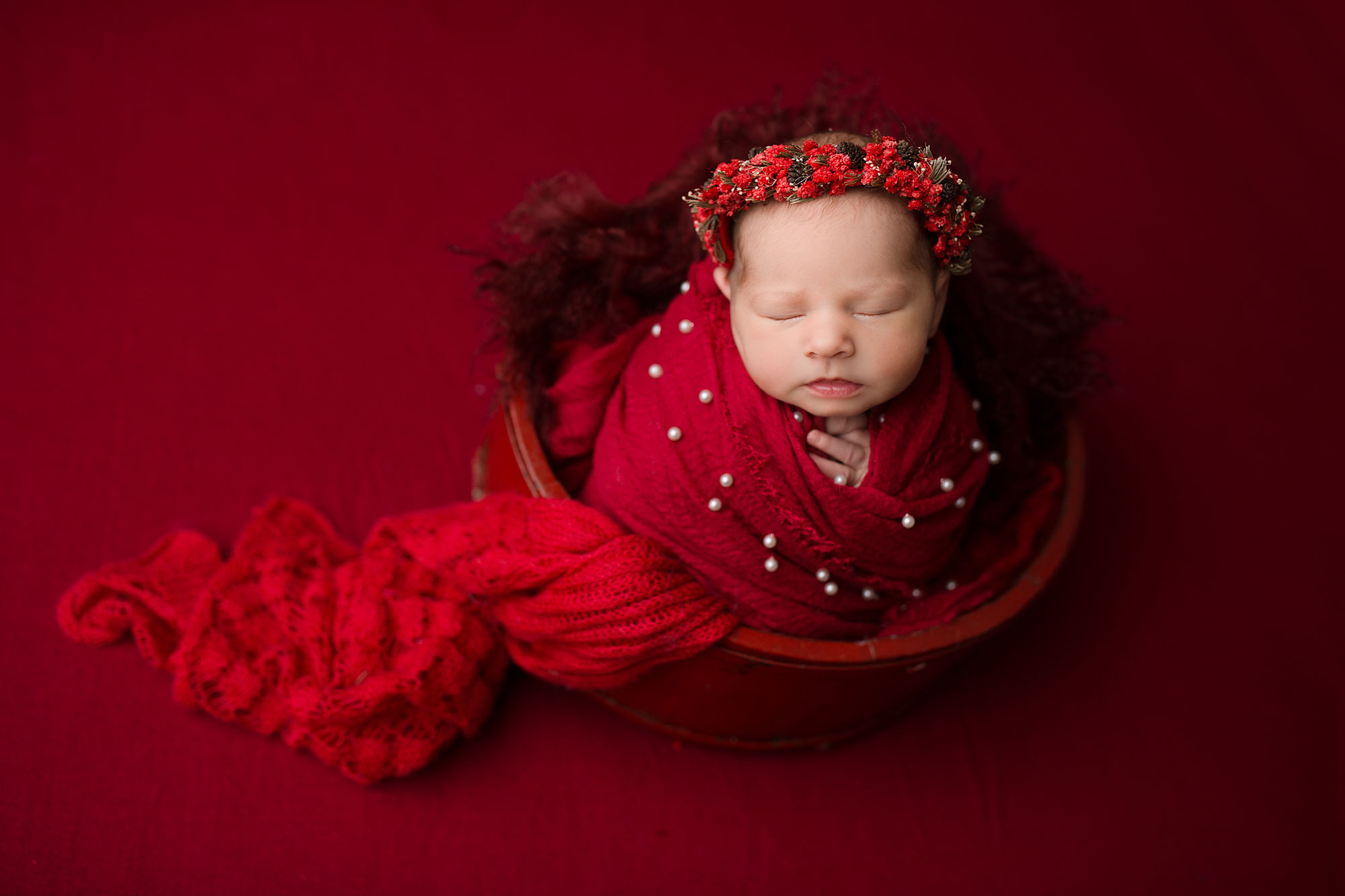 NJ Christmas Newborn Photo Session